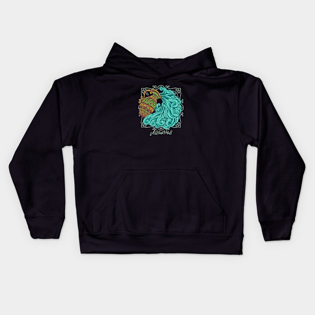 Aquarius Kids Hoodie by TambuStore